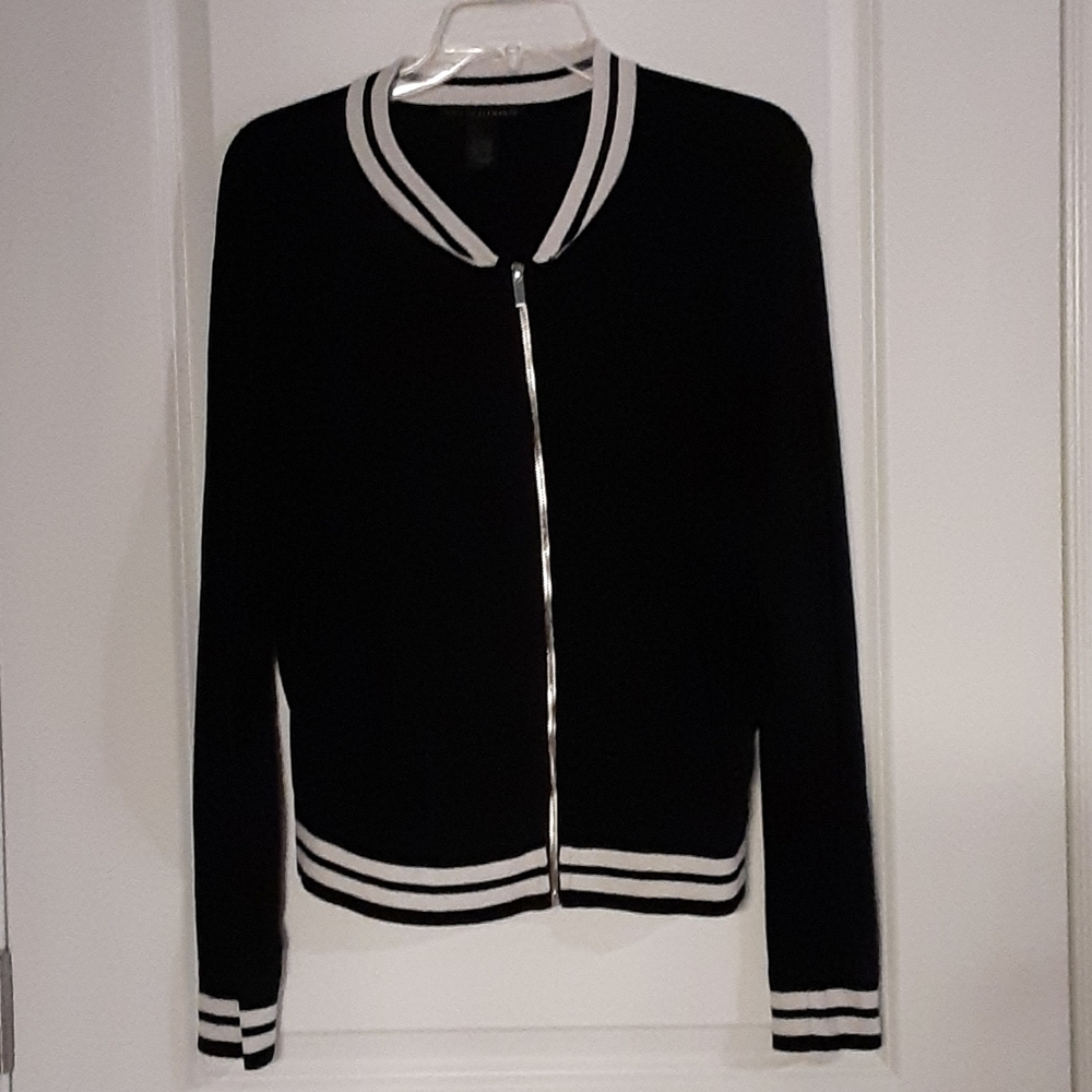 Knit sweater jacket